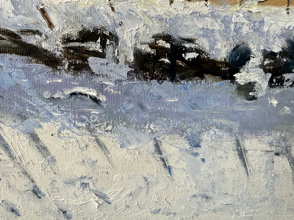 Hand-Painted Replica: Claude Monet – The Magpie, 16x12 Canvas