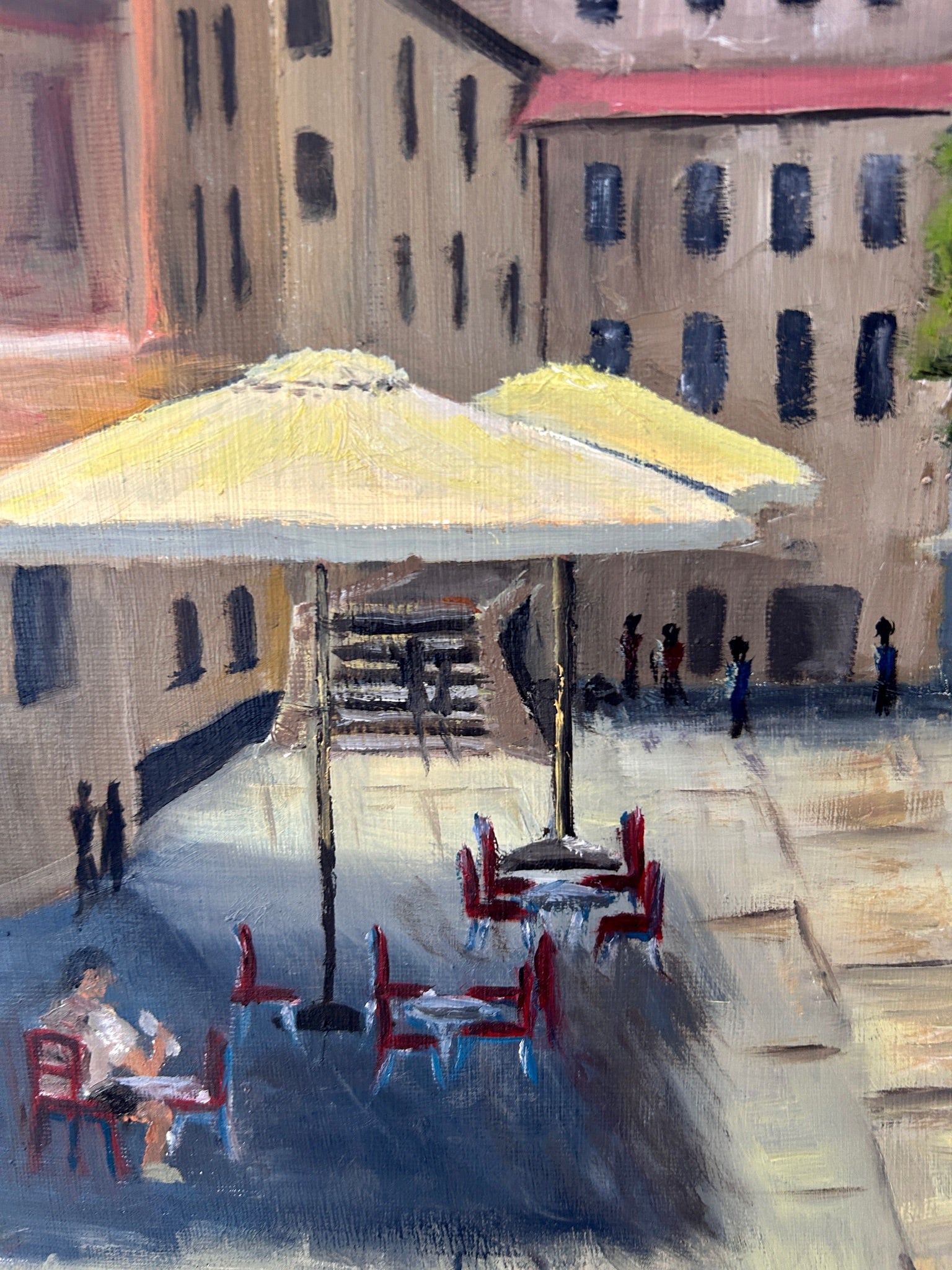 Italy  Venice Cityscape Oil Painting: Santa Maria Dei Miracoli piazza  (12"x16")