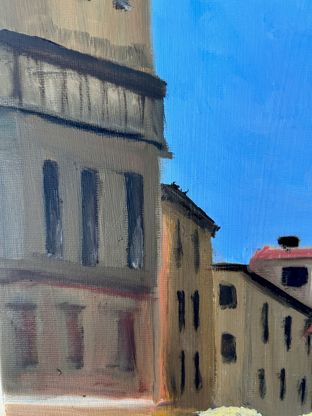 Italy  Venice Cityscape Oil Painting: Santa Maria Dei Miracoli piazza  (12"x16")