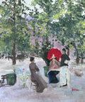 Hand-Painted Replica: Konstantin Korovin – Paris Café, 10x12 Canvas