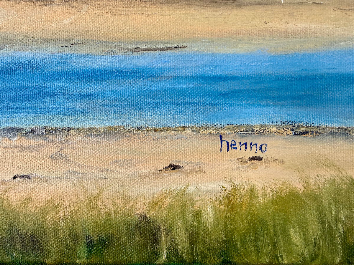 Original Seascape Painting -  Drumnatinny Beach & Horn Head 14x18