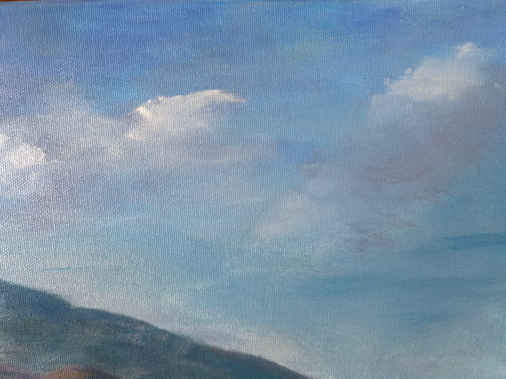 Original Oil Painting - Muckish Mountain Irish Landscape Art 14”x18”