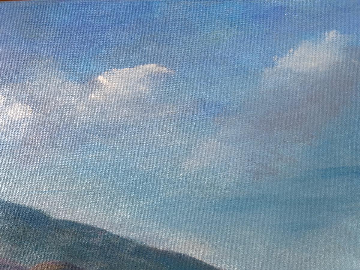 Original Oil Painting - Muckish Mountain Irish Landscape Art 14”x18”