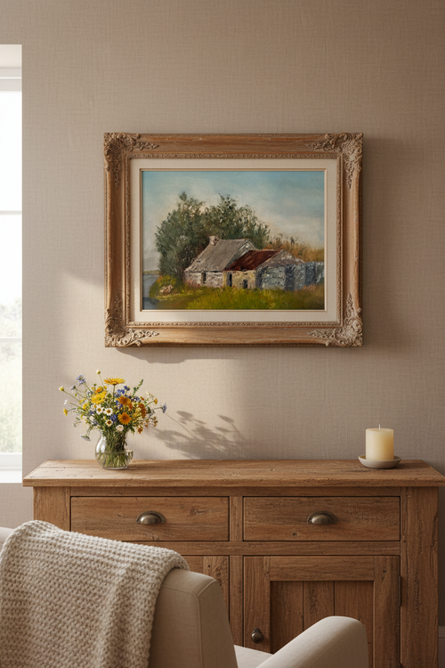 Irish Stone Cottage — Pinterest Lifestyle Mockup
