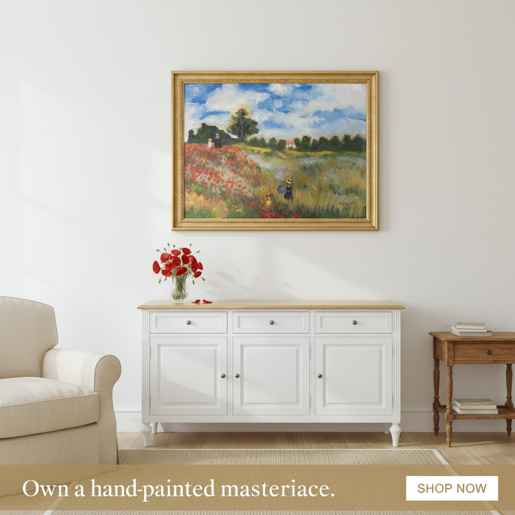 Monet Poppy Field