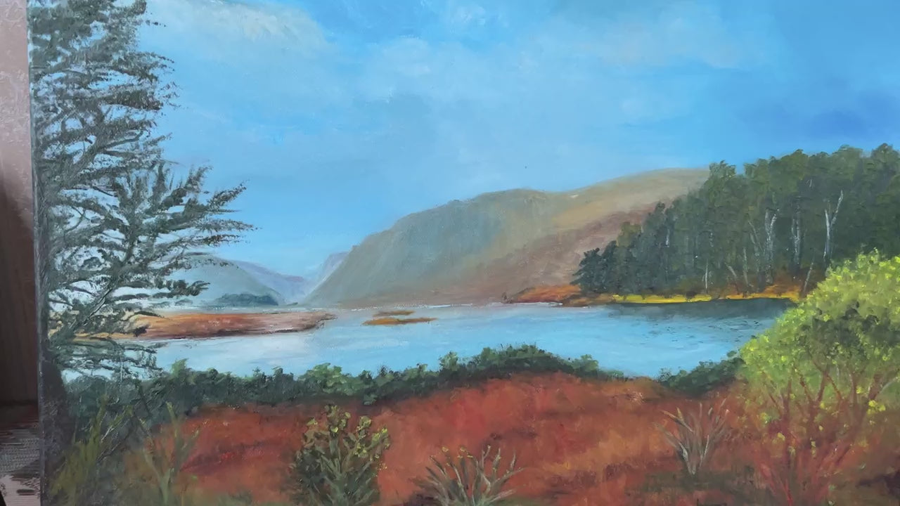 Original Oil painting - Glenveagh National Park :  Irish Landscape 24X20