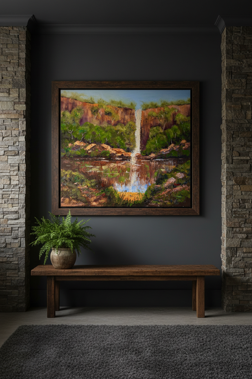Waterfall Mockup